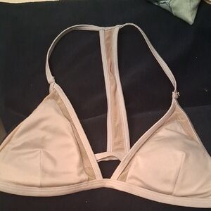 PINK Victoria's Secret Beige Triangle Bralette